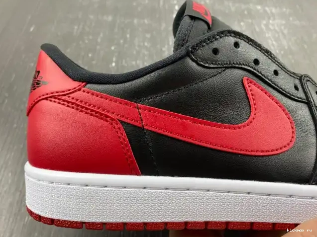 Rep Kickmax Air 1 Low 705329-001 Bred Retro Jordan 0412